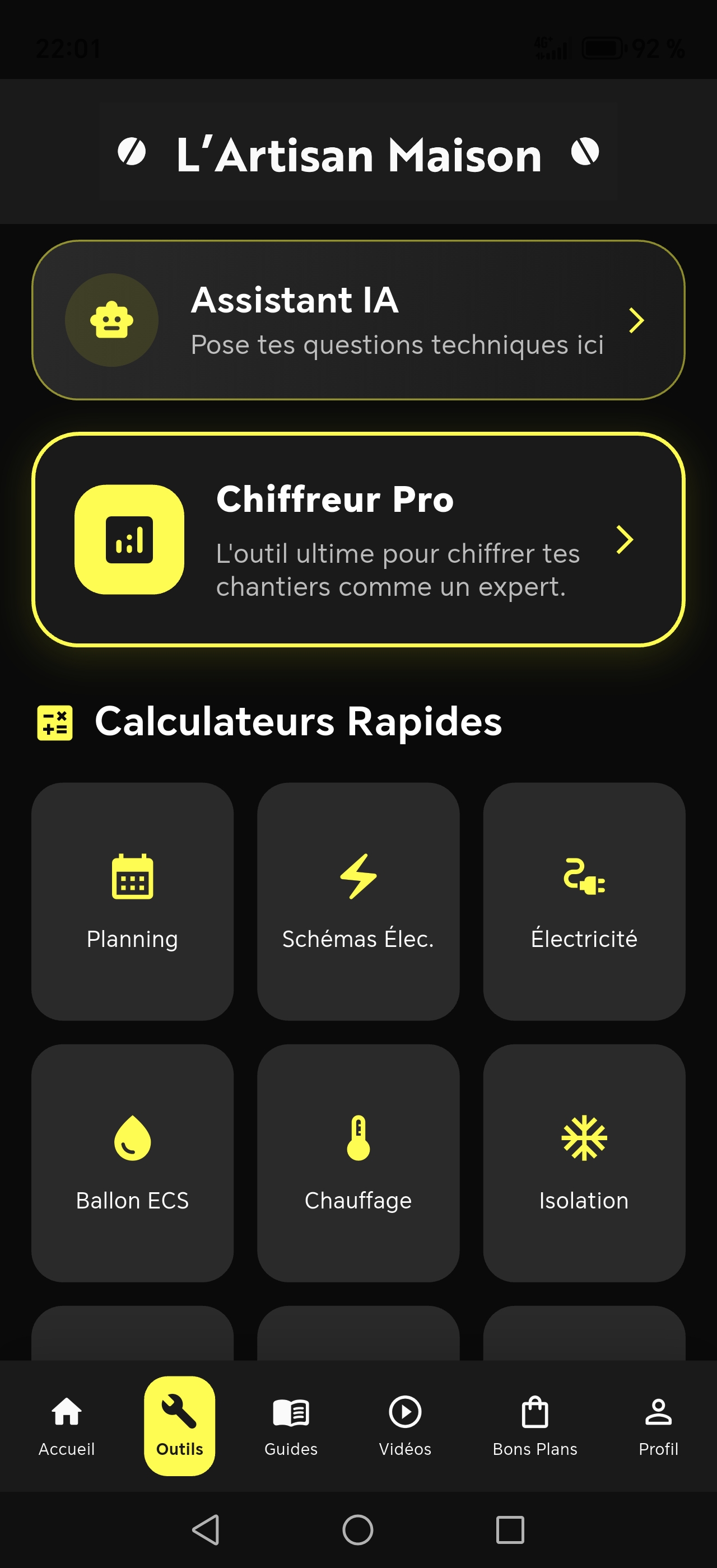 L'Artisan Maison App